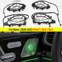 Bouches d'Aération Lumière d'Ambiance Mercedes GLE GLS - vue rapprochée - Becquet Voiture