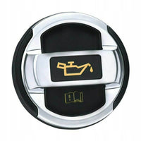 Aluminum Oil Cap Water Type Audi R8 VW Golf - rear view - Becquet Voiture