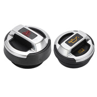 Aluminum Oil Cap Water Type Audi R8 VW Golf - front view - Becquet Voiture
