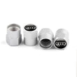Bouchon Valve Audi métal argent