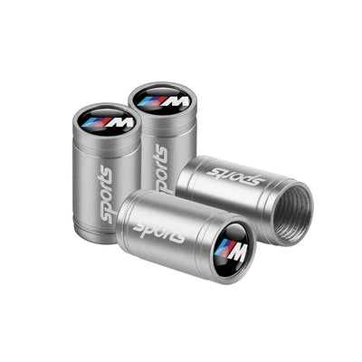Bouchon Valve BMW M Performance Aluminium Argent - vue arrière - Becquet Voiture