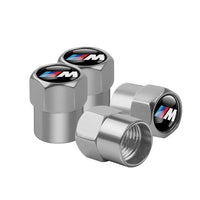 Bouchon Valve BMW M Performance Aluminium Argent - vue de face - Becquet Voiture