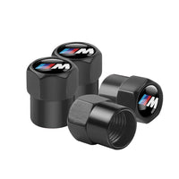Bouchon Valve BMW M Performance Aluminium Noir - vue de face - Becquet Voiture