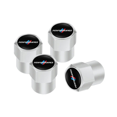 Bouchon Valve BMW M Performance argent - vue de face - Becquet Voiture