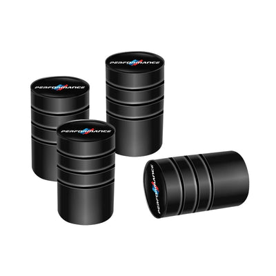 Bouchon Valve BMW M Performance noir - vue de profil - Becquet Voiture