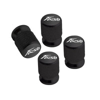 Bouchon Valve Ford Fiesta Aluminium noir - vue de face - Becquet Voiture