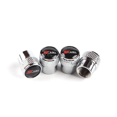 Bouchon Valve Ford ST Line Argent - vue de face - Becquet Voiture