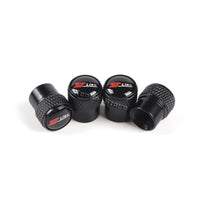 Black Ford ST-Line Valve Cap - front view - Becquet Voiture