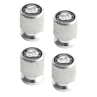 Bouchon Valve Mercedes AFFALTERBACH argent - vue de face - Becquet Voiture
