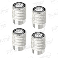 Bouchon Valve Mercedes AFFALTERBACH argent - vue de profil - Becquet Voiture
