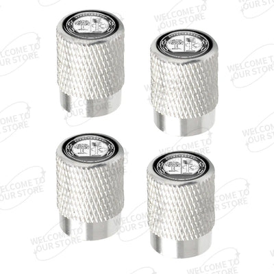 Bouchon Valve Mercedes AFFALTERBACH argent - vue de profil - Becquet Voiture
