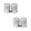 Bouchon Valve Mercedes aluminium argent