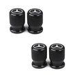 Bouchon Valve Mercedes aluminium noir
