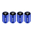 Bouchon Valve Tesla Aluminium Bleu