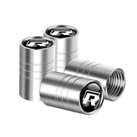 Bouchon Valve Volkswagen Aluminium argent - installé sur véhicule - Becquet Voiture