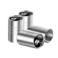 Bouchon Valve Volkswagen Aluminium argent - packshot studio - Becquet Voiture