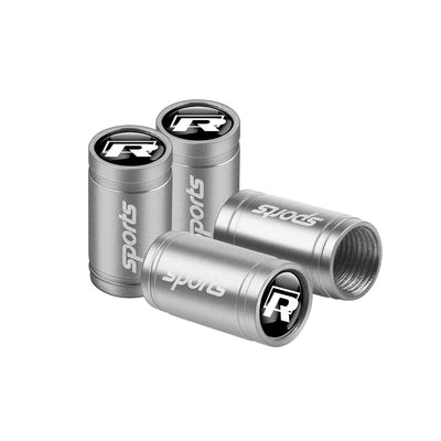 Bouchon Valve Volkswagen Aluminium argent - vue de face 2 - Becquet Voiture