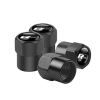 Bouchon Valve Volkswagen métal noir - packshot studio - Becquet Voiture