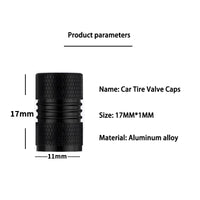 Lamborghini Urus Gallardo Metal Valve Caps 4 Pieces - fitted on vehicle - Becquet Voiture