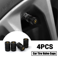 Lamborghini Urus Gallardo Metal Valve Caps 4 Pieces - three-quarter view - Becquet Voiture