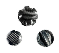 Bouchons Huile Carbone BMW M3 M4 X3M G80 G82 G87 S58 - vue de trois-quarts - Becquet Voiture