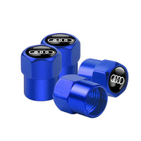 Bouchons Valve Audi RS S-line Aluminium - vue de dessus - Becquet Voiture