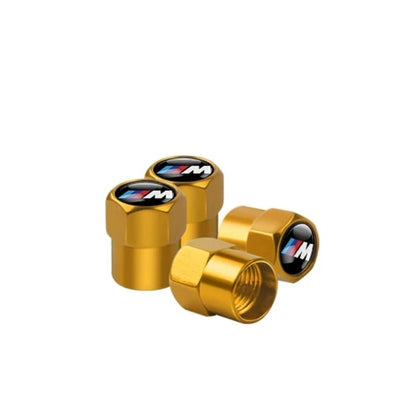 Bouchons Valve BMW M Aluminium 45mm Lot 4 - en situation - Becquet Voiture