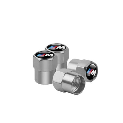 Bouchons Valve BMW M Aluminium 45mm Lot 4 - vue de dessus - Becquet Voiture