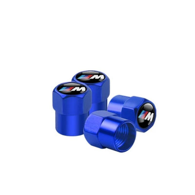 Bouchons Valve BMW M Aluminium 45mm Lot 4 - vue de face 2 - Becquet Voiture
