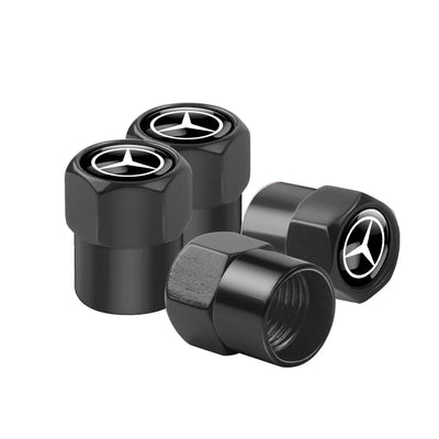 Bouchons Valve Mercedes AMG Aluminium - vue de face - Becquet Voiture