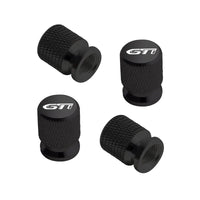 Bouchons Valve Peugeot GTI Aluminium Noir Chrome - en situation - Becquet Voiture