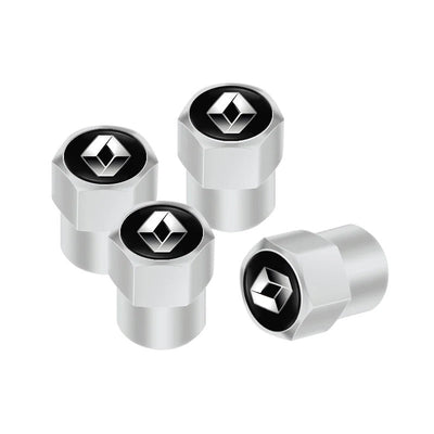 Bouchons Valve Renault Sport RS Aluminium Lot 4 - vue arrière 2 - Becquet Voiture