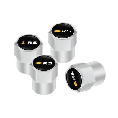 Bouchons Valve Renault Sport RS Aluminium Lot 4 - vue de trois-quarts 2 - Becquet Voiture