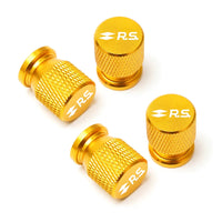 Bouchons Valve Renault Sport RS Aluminium Lot 4 - vue rapprochée - Becquet Voiture