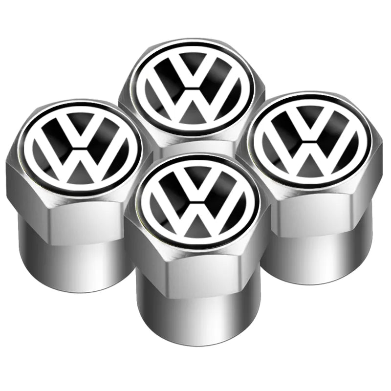 Bouchons Valve VW R GTI Aluminium - vue de dessus - Becquet Voiture