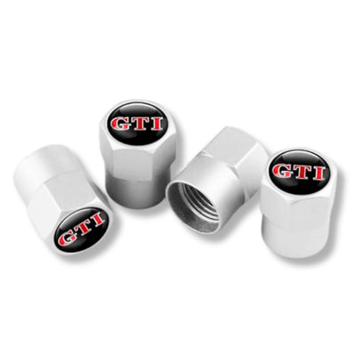 Bouchons Valve VW R GTI Aluminium - vue de face 2 - Becquet Voiture