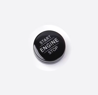 Bouton Démarrage Start Stop Mercedes-Benz Classe B W247 - vue rapprochée - Becquet Voiture