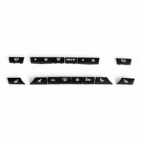 Boutons Climatisation Chauffage BMW Série 5 F10 2010-2017 - vue de dessus - Becquet Voiture