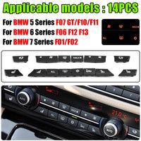 Boutons Climatisation Chauffage BMW Série 5 F10 2010-2017 - vue de face 2 - Becquet Voiture