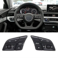 Boutons Commandes Volant Audi A3 A4 A5 Q3 Q5 - vue de dessus - Becquet Voiture