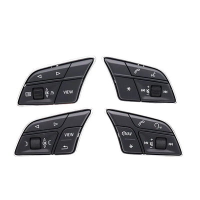 Boutons Commandes Volant Audi A3 A4 A5 Q3 Q5 - vue de face - Becquet Voiture