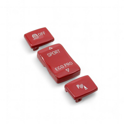 Boutons Console Centrale Modes Conduite Performance BMW Série 2 F22 - vue de face - Becquet Voiture