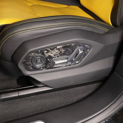 Boutons de Siège Carbone Lamborghini Urus 2018-2023 - vue arrière - Becquet Voiture
