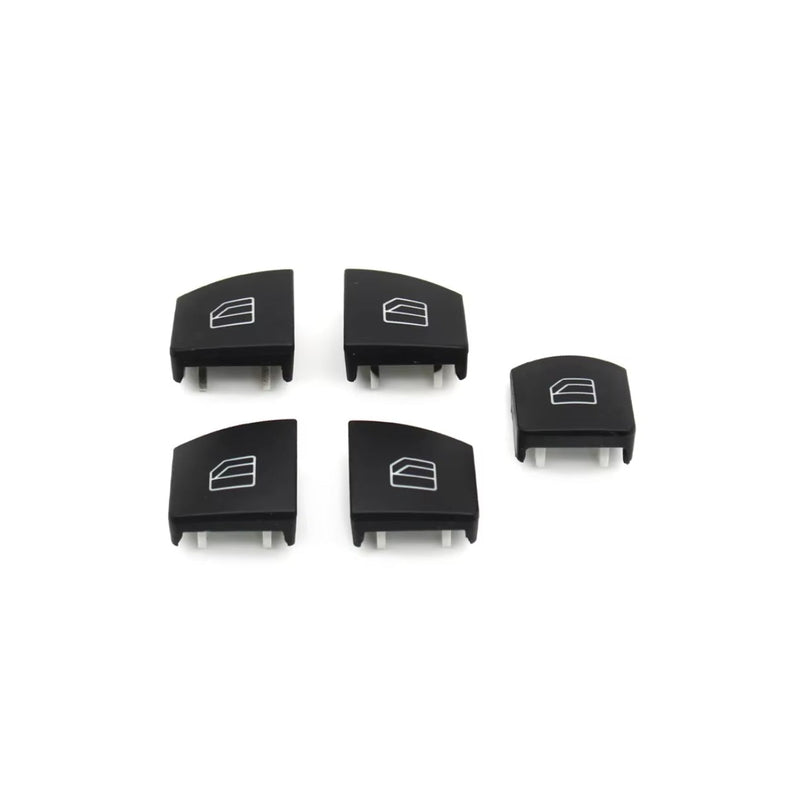 Boutons Lève-Vitres Mercedes Classe E W212 Conducteur Passager Noir 2009-2016 - détail du montage - Becquet Voiture