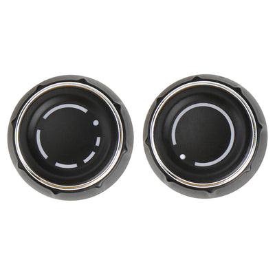Boutons Volume Et PCM Porsche Panamera 971 Set 2 Noir - packshot studio - Becquet Voiture