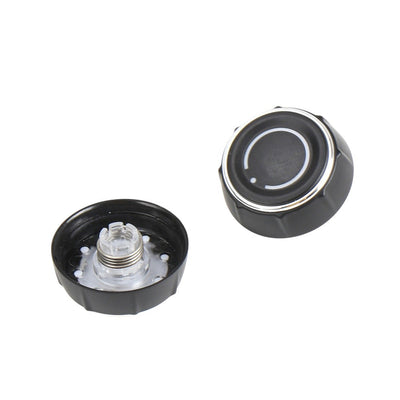 Boutons Volume Et PCM Porsche Panamera 971 Set 2 Noir - vue de face - Becquet Voiture