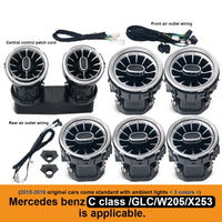Buse de Turbine Lumière d'Ambiance Mercedes Classe C E S - détail du montage - Becquet Voiture