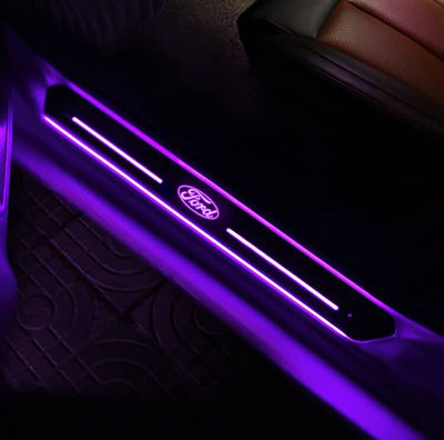 Seuils de Porte Ford à LED changeant 7 couleurs, aimantés - vue 3