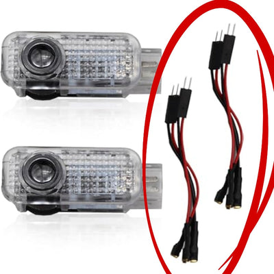 Câble Adaptateur LED Porte Audi VW Porsche - vue de profil - Becquet Voiture