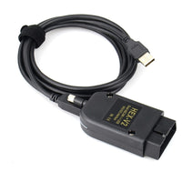 VCDS HEX V2 VAG COM OBD Diagnostic Cable French English - fitted on vehicle - Becquet Voiture